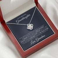 Thumbnail for Granddaughter Necklace, To My Granddaughter Necklace, Gift For Granddaughter From Grandmother