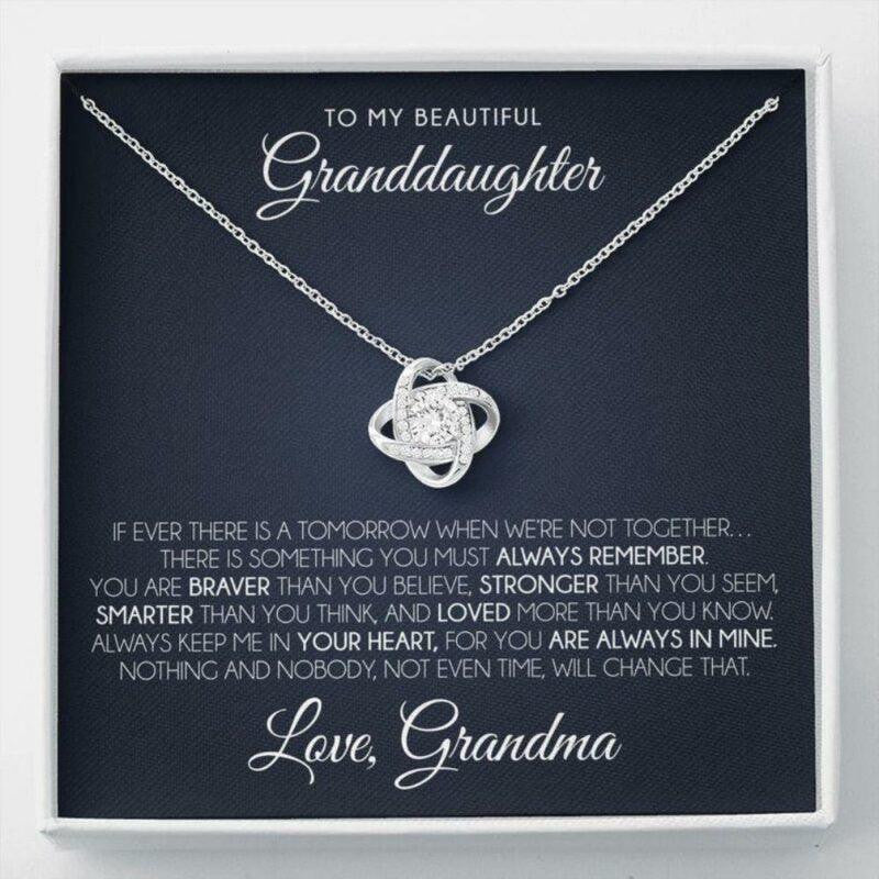 Granddaughter Necklace, To My Granddaughter Necklace, Gift For Granddaughter From Grandmother