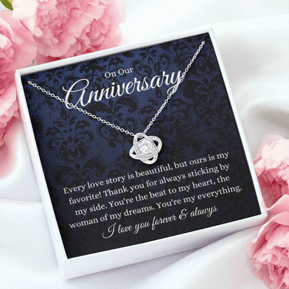 Wife Necklace, Anniversary Gift Necklace For Wife, Anniversary, Girlfriend Anniversary