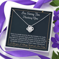 Thumbnail for Girlfriend Necklace, Wife Necklace, I�m Sorry Gift, Apology Gift, Forgive Me, Sorry Gift For A Friend Or Partner