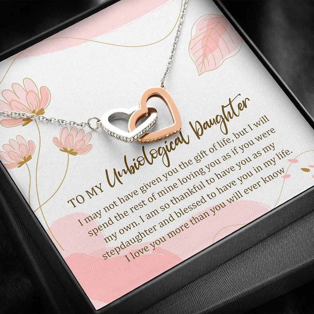 Daughter Necklace, Stepdaughter Necklace, Unbiological Daughter Necklace � Step Daughter Gift Bonus Daughter Gift