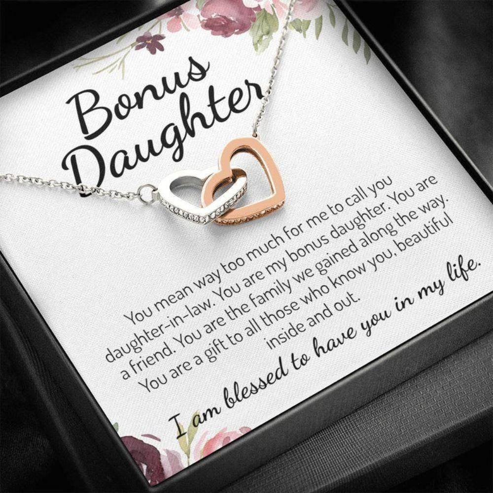 Daughter Necklace, Bonus Daughter Necklace, Gifts For Bonus Daughter, Daughter-in-law, Stepdaughter