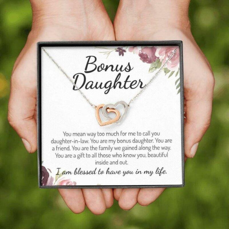 Daughter Necklace, Bonus Daughter Necklace, Gifts For Bonus Daughter, Daughter-in-law, Stepdaughter