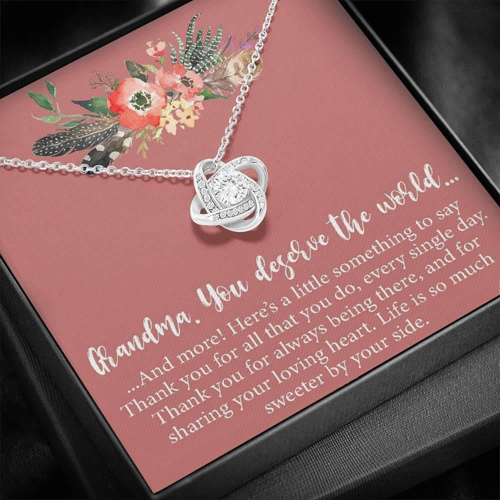 Grandmother Necklace, Grandma necklace, grandma gift, gift for grandma, new grandma to be