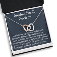 Thumbnail for Godmother Necklace, Godson Necklace, Godmother & Godson Gift Necklace, Necklace Gift For Godmother, Birthday Gift