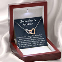 Thumbnail for Godmother Necklace, Godson Necklace, Godmother & Godson Gift Necklace, Necklace Gift For Godmother, Birthday Gift