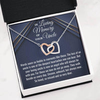 Thumbnail for Loss Of An Uncle Necklace Gift, Bereavement Gift, Sorry For Your Loss, Sympathy Necklace, Uncle Memorial Gift, Uncle Remembrance