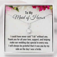 Thumbnail for Best Friend Necklace, Maid Of Honor Gift, Thank You For Being My Maid Of Honor Gift, Necklace Gift From Bride