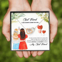 Thumbnail for Friend Necklace, My Best Friend I Can Always Count On You Necklace Gift