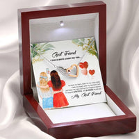 Thumbnail for Friend Necklace, My Best Friend I Can Always Count On You Necklace Gift
