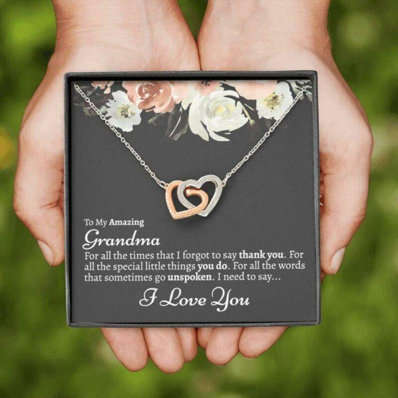 Grandmother Necklace, Grandma Necklace Gift From Grandkids, Thoughtful Gift For Grandma, Best Grandma
