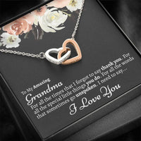 Thumbnail for Grandmother Necklace, Grandma Necklace Gift From Grandkids, Thoughtful Gift For Grandma, Best Grandma