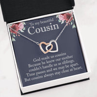 Thumbnail for Cousin Necklace For Women, Gift For Cousin, Cousins Gift, Gift For Her, Cousin Birthday Christmas Necklace Gift