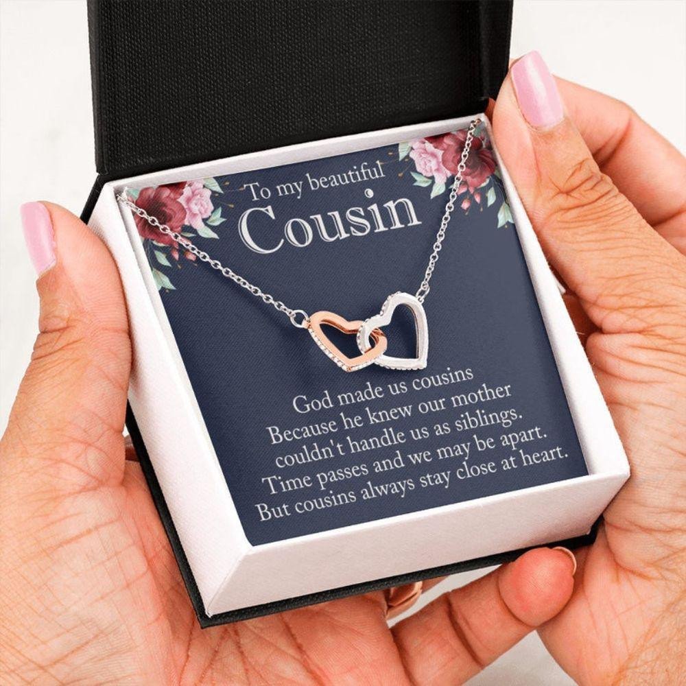Cousin Necklace For Women, Gift For Cousin, Cousins Gift, Gift For Her, Cousin Birthday Christmas Necklace Gift