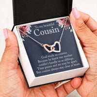 Thumbnail for Cousin Necklace For Women, Gift For Cousin, Cousins Gift, Gift For Her, Cousin Birthday Christmas Necklace Gift
