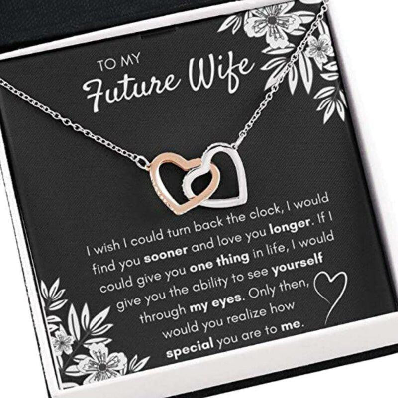 Girlfriend Necklace, Future Wife Necklace Gift For Girlfriend Fiance Find You Sooner Necklace
