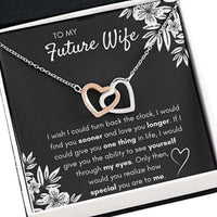 Thumbnail for Girlfriend Necklace, Future Wife Necklace Gift For Girlfriend Fiance Find You Sooner Necklace