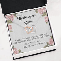 Thumbnail for Sister Necklace, Unbiological Sister Hearts Necklace, Best Friend Necklace, SoulSister Gift, Bridesmaid Gift, BFF Gift, Unbiological Sister Gift
