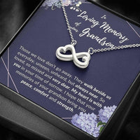Thumbnail for Loss Of Grandson Necklace, In Memory Of Your Grandson, Grief, Sympathy, Remembrance