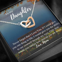 Thumbnail for Daughter Necklace, To My Daughter Necklace, Gift For Daughter From Mother, Mom