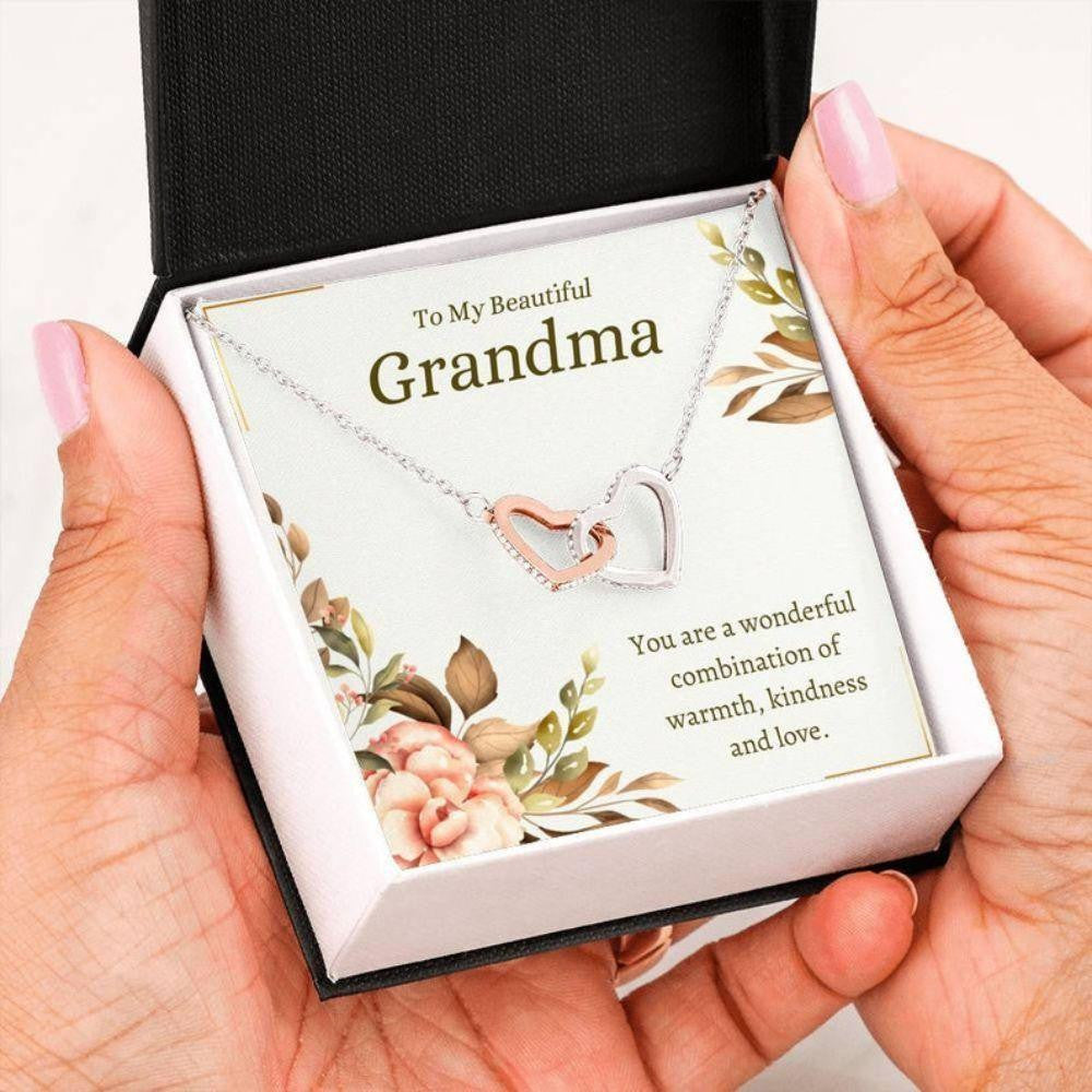 Grandmother Necklace, Elegant Grandma Necklace Gift � Sweet Family Keepsake � Blessed Grandmother Gift