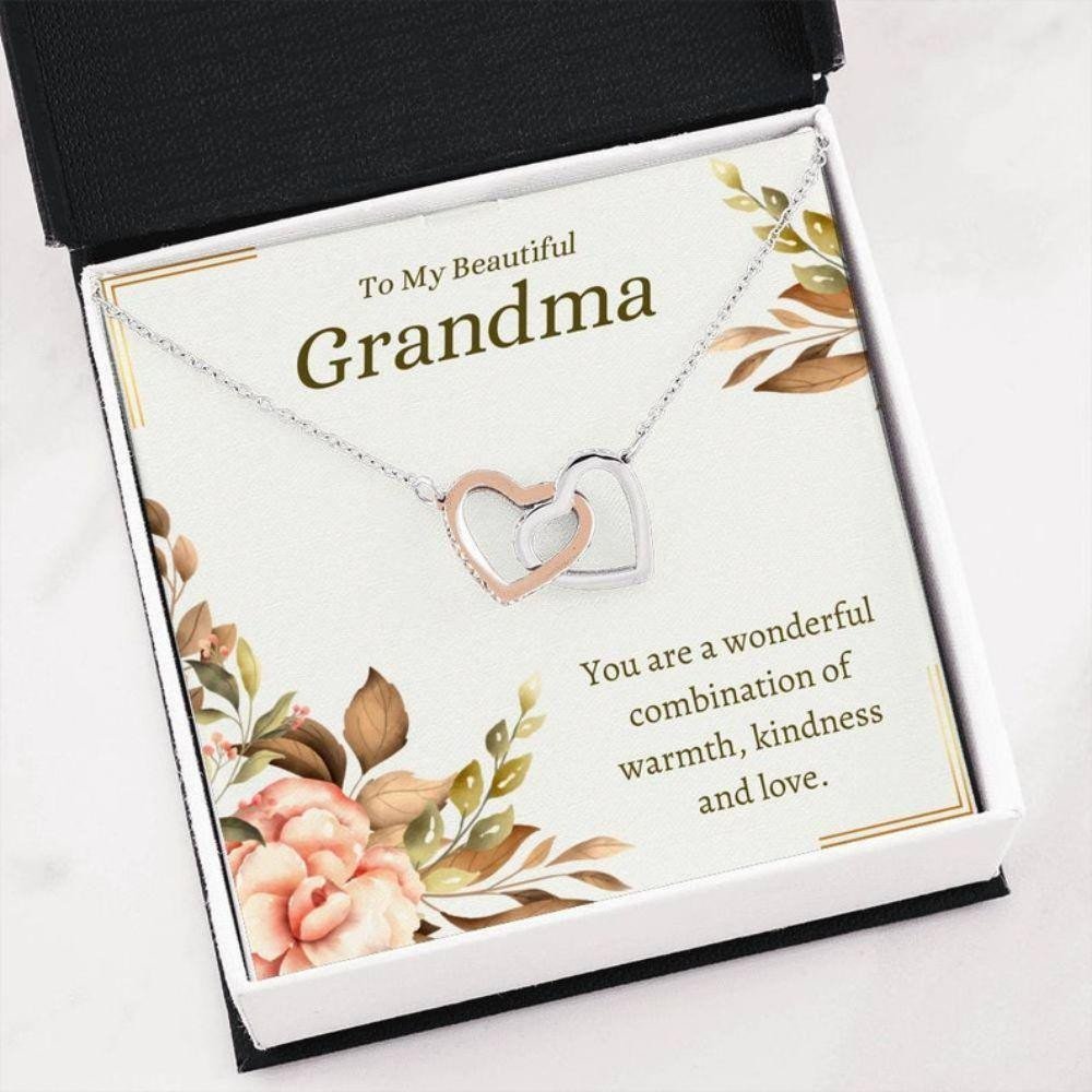 Grandmother Necklace, Elegant Grandma Necklace Gift � Sweet Family Keepsake � Blessed Grandmother Gift