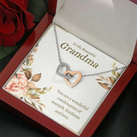 Thumbnail for Grandmother Necklace, Elegant Grandma Necklace Gift � Sweet Family Keepsake � Blessed Grandmother Gift