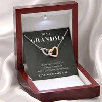 Thumbnail for Grandmother Necklace, To My Grandma Necklace, Love You My Whole Life, Grandma�s Gift From Granddaughter