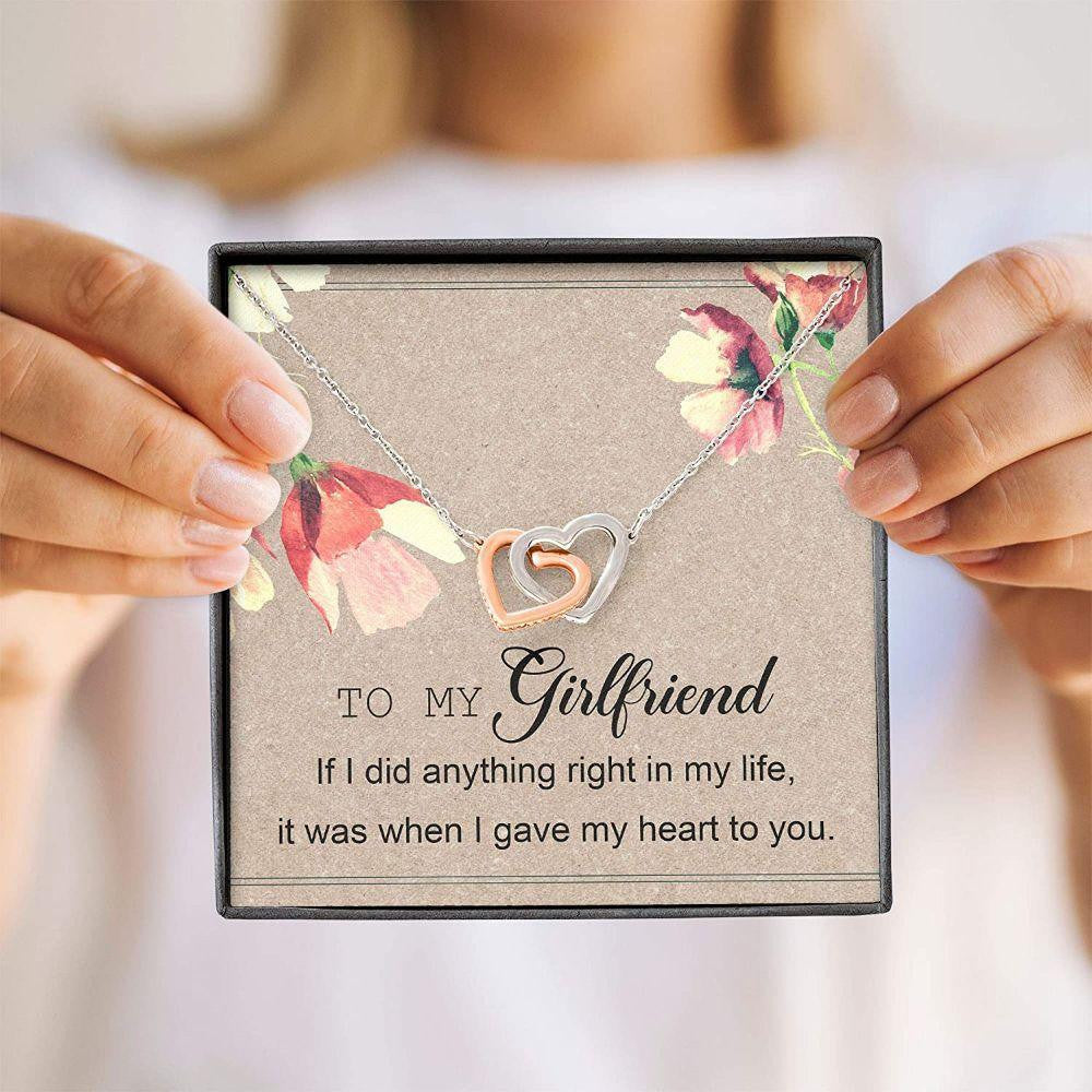 Girlfriend Necklace � To My Girlfriend Necklace Gifts � Necklace With Gift Box For Birthday Christmas