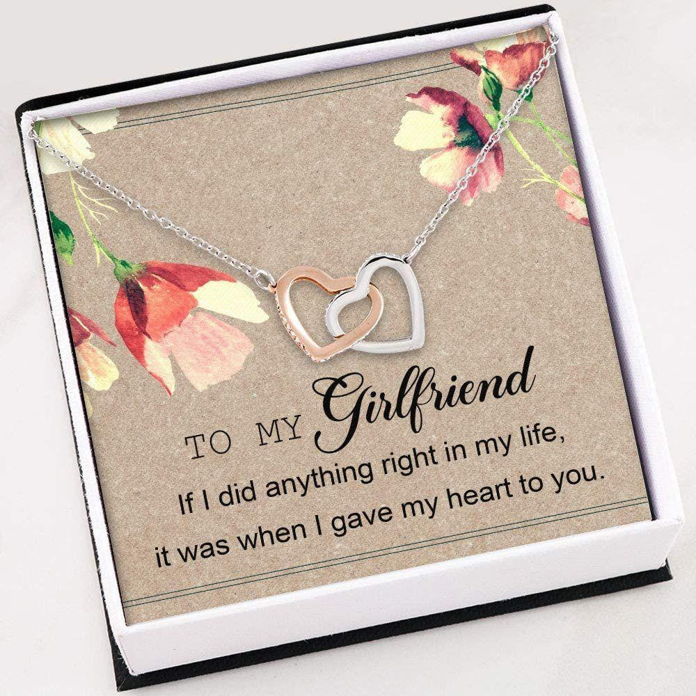 Girlfriend Necklace � To My Girlfriend Necklace Gifts � Necklace With Gift Box For Birthday Christmas