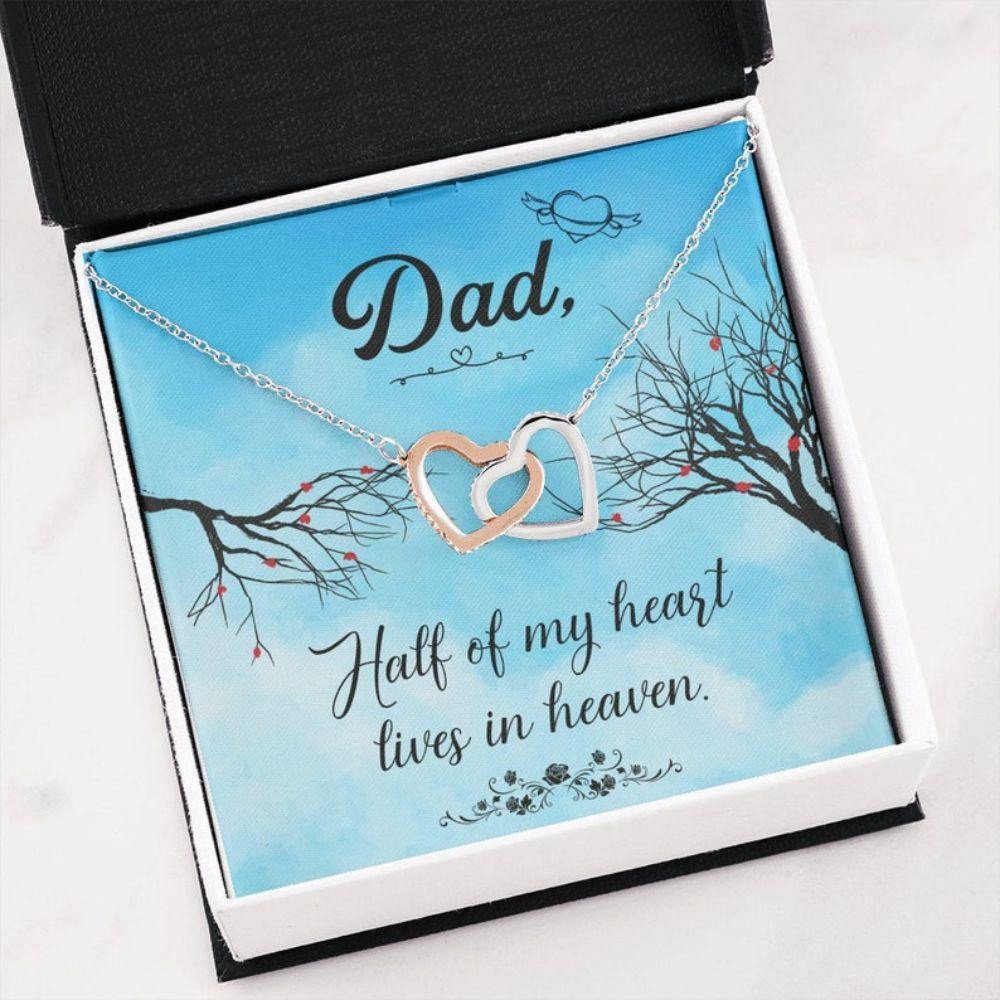 Father Remembrance Necklace, Loss Of Father Gift, Father Memorial Gift, Dad Condolence Gift, Bereavement Gift, Grief Gift, Memorial Necklace