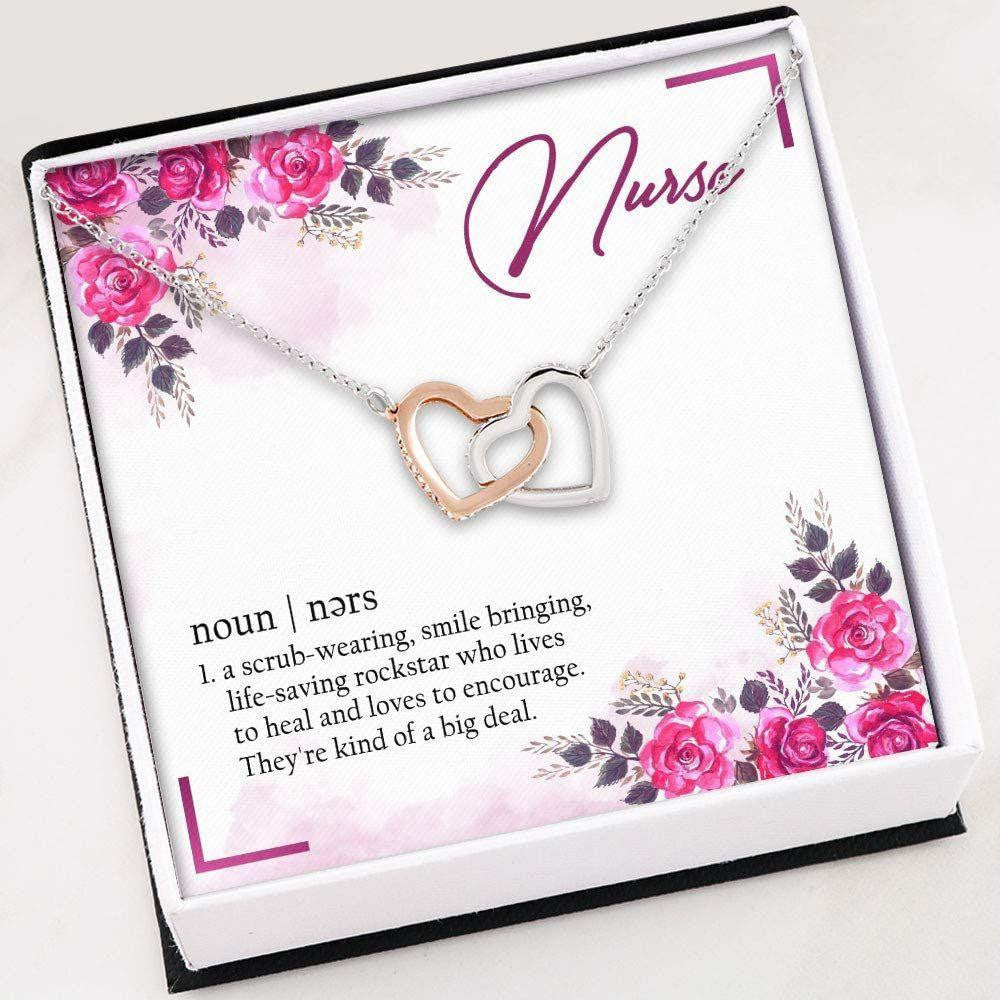 Nurse Appreciation Gift Necklace � Necklace For Nurse � Necklace With Gift Box For Birthday Christmas