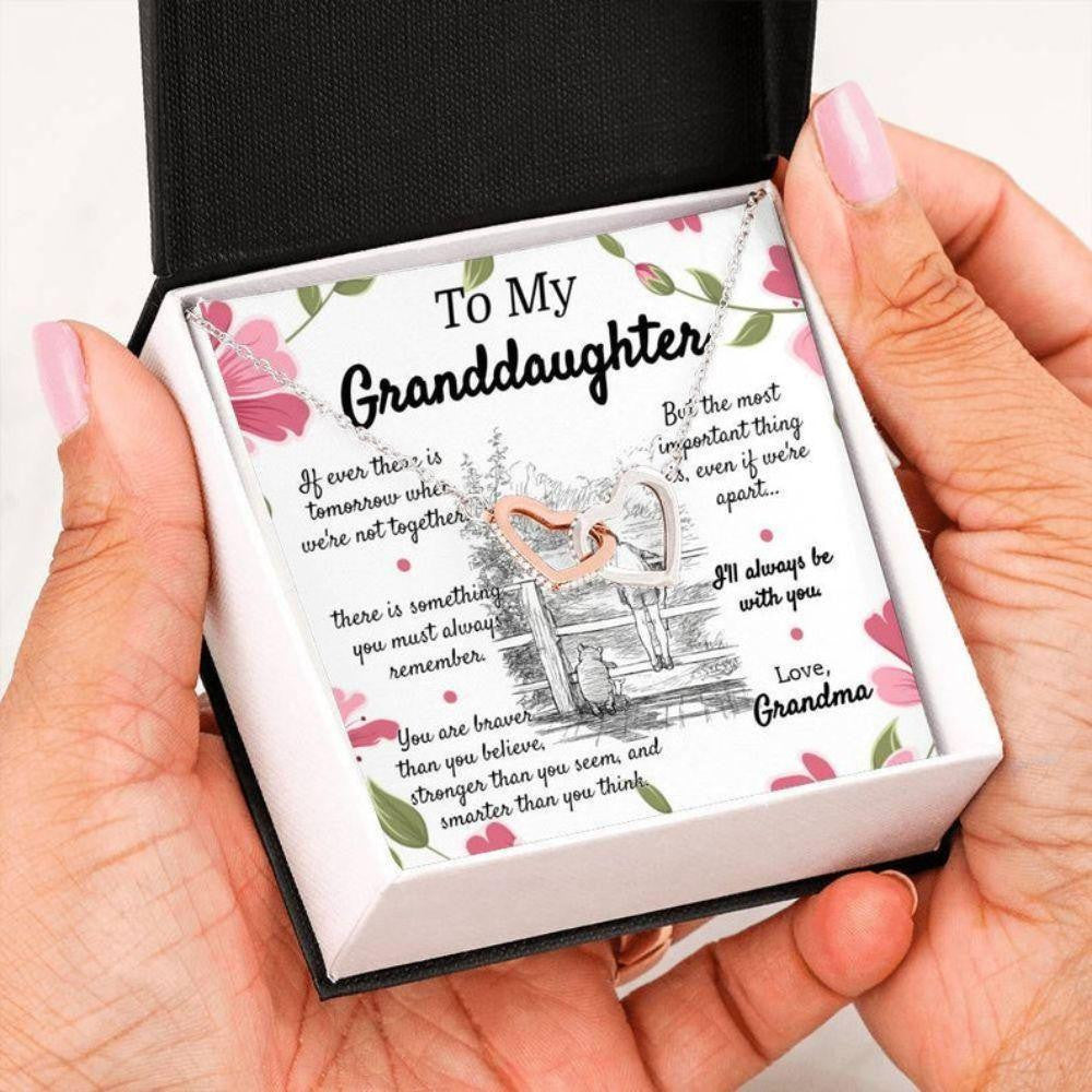 Granddaughter Necklace, To My Granddaughter �Christopher Robins� Necklace, Gifts For Granddaughter