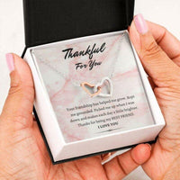 Thumbnail for Best Friend Necklace, Thankful For You Necklace, Miss Best Friend, Friendship, Best Friend, Soul Sister Gift