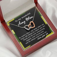 Thumbnail for Mom Necklace, To My Wonderful Army Mom Gift, Military Mom Gift, Deployment Gift, Army Mom Necklace, Military Gift For Mom From Son