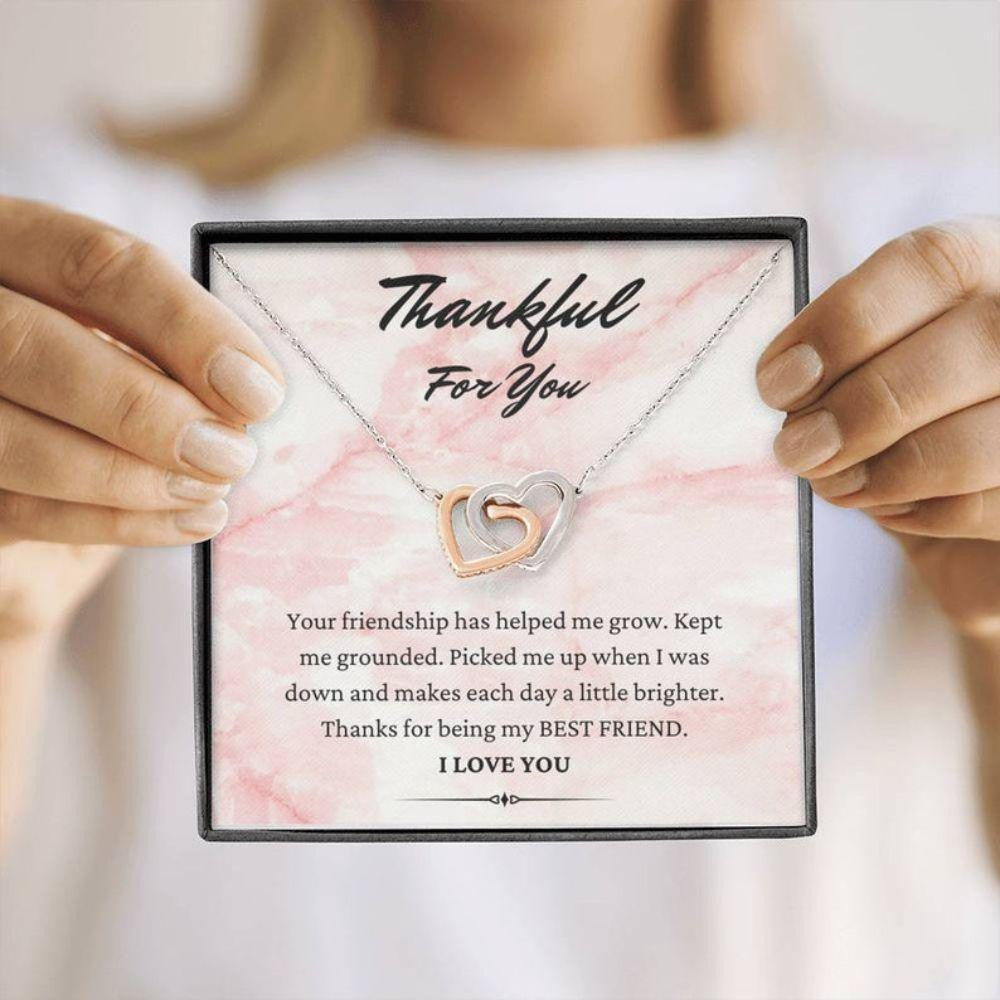 Best Friend Necklace, Thankful For You Necklace, Miss Best Friend, Friendship, Best Friend, Soul Sister Gift