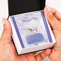 Thumbnail for Wife Necklace Gift For Her From Husband, Love Wedding Marry Forever Cherish Together
