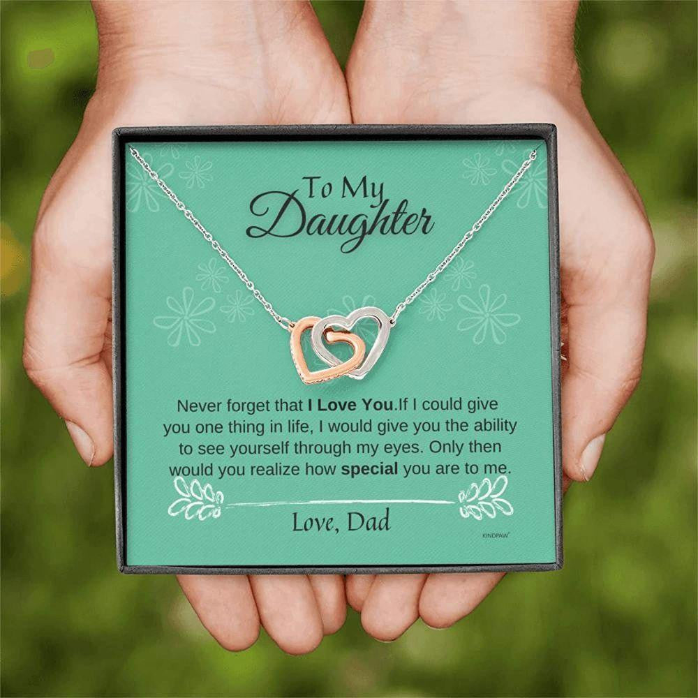 Daughter Necklace, Father Daughter Necklace, Gifts For Daughter From Dad