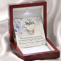 Thumbnail for Sister Necklace, Unbiological Sister Necklace, Gift For Best Friend, Bestie, BFF, Soul Sister, Sister In Law