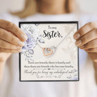 Thumbnail for Sister Necklace, Unbiological Sister Necklace, Gift For Best Friend, Bestie, BFF, Soul Sister, Sister In Law