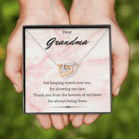Thumbnail for Grandmother Necklace, Dear Grandma Necklace, Keeping Watch, Gift For Grandma From Grandson Granddaughter