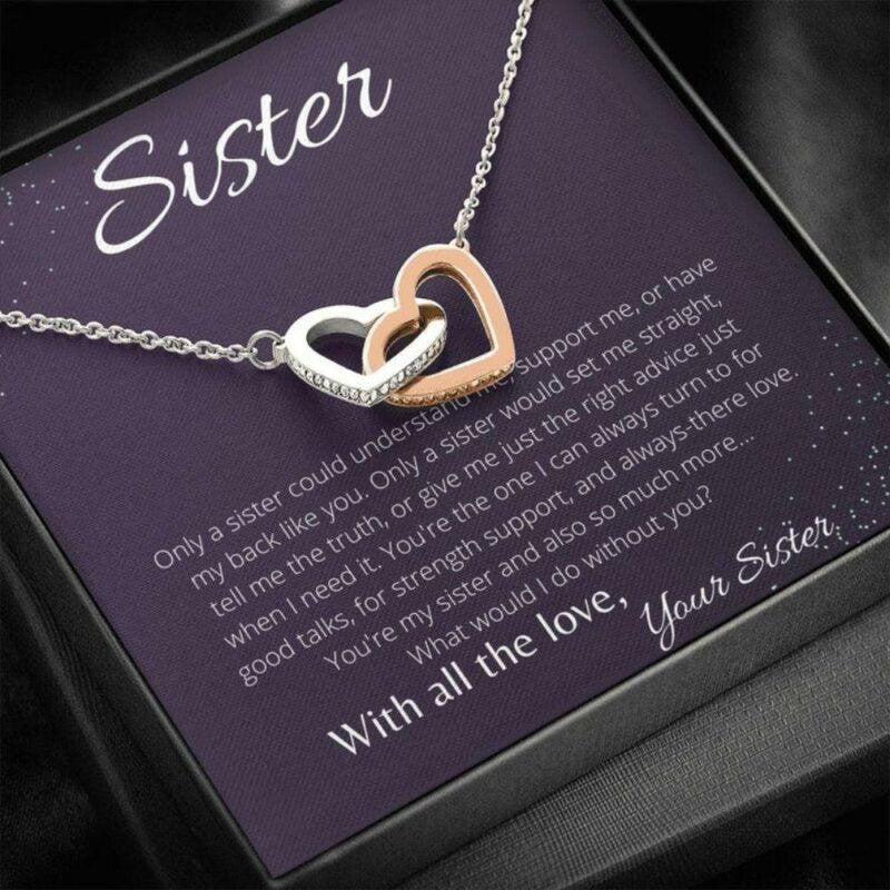 Sister Necklace, Necklace Gift For Sister, Birthday Gift For Best Friend, BFF, Bestie, Soul Sister