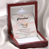 Thumbnail for Grandmother Necklace, Dear Grandma Necklace, Keeping Watch, Gift For Grandma From Grandson Granddaughter