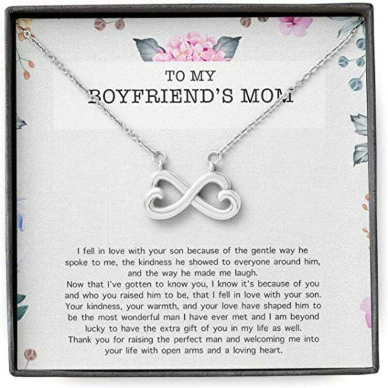 Mom Necklace, Mother-in-law Necklace, Boyfriend�s Mom Necklace, Presents For Mother Gifts, Thank Raise Welcome