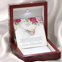 Thumbnail for Sister Necklace, It�s You My Dear Sister Necklace Gift � Gift For Best Friend, Bestie, Soul Sister