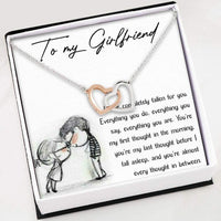 Thumbnail for Girlfriend Necklace � To My Girlfriend Gift For Her �  Necklace With Gift Box For Birthday Christmas