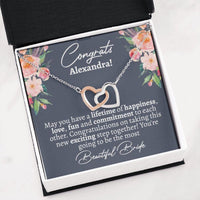 Thumbnail for Friend Necklace, Best Friend Engagement Gift, Engagement Gift For Best Friend, Traditional Engagement Necklace, Engagement Gift For Her