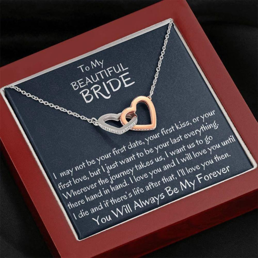 Future Wife Necklace, To My Bride Necklace, Wedding Day Gift For Bride From Groom, Gift For Wife To Be