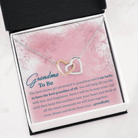 Thumbnail for Grandmother Necklace, Grandma To Be Gift � Grandma Baby Announcement Necklace � Card For Grandmother � Pregnancy Announcement Gift