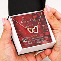 Thumbnail for Girlfriend Necklace, Wife Necklace, Soulmate Necklace Gift For Her From Husband Boyfriend,One Only Love